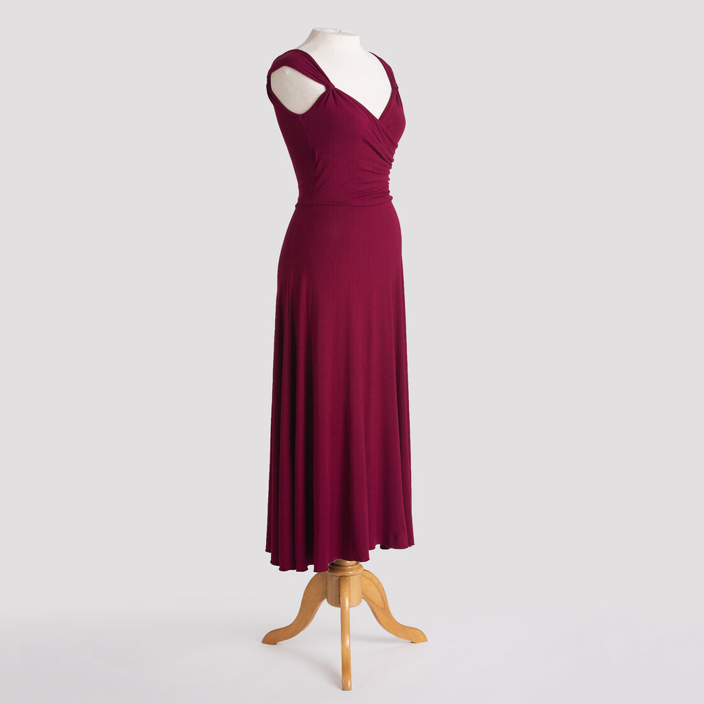 Melody Dress in Burgundy